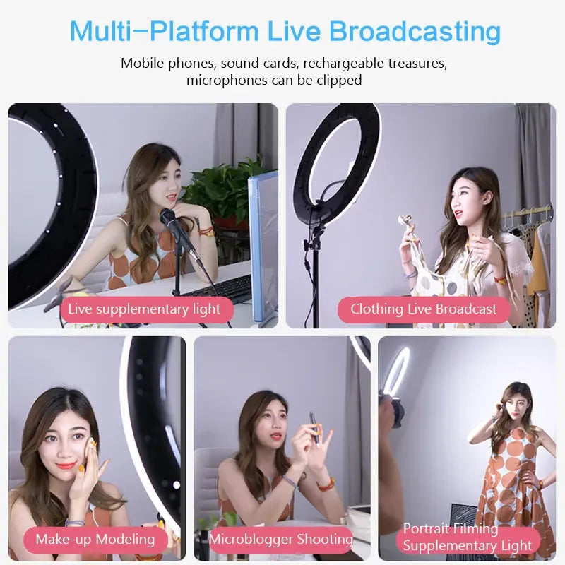 The Illuminator -18 inch LED Ring Light 3200-5600K without Tripod