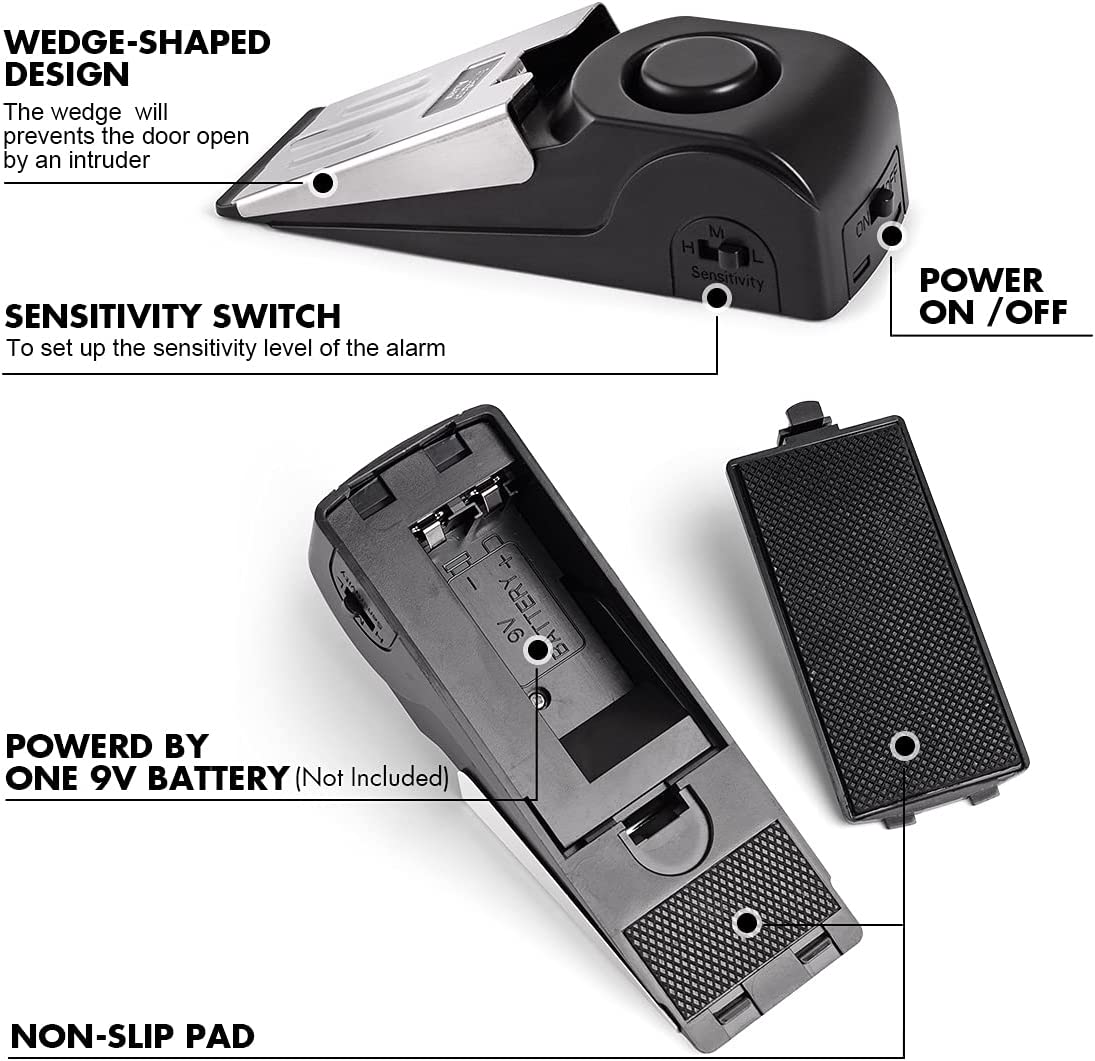 StopGuard: The Ultimate Sturdy Door Stop Alarm for Home Security