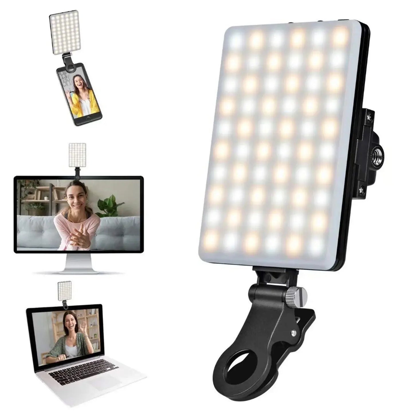 JP Photography Lighting Kit Fill Light for Studio Lights Selfie w/ Clip