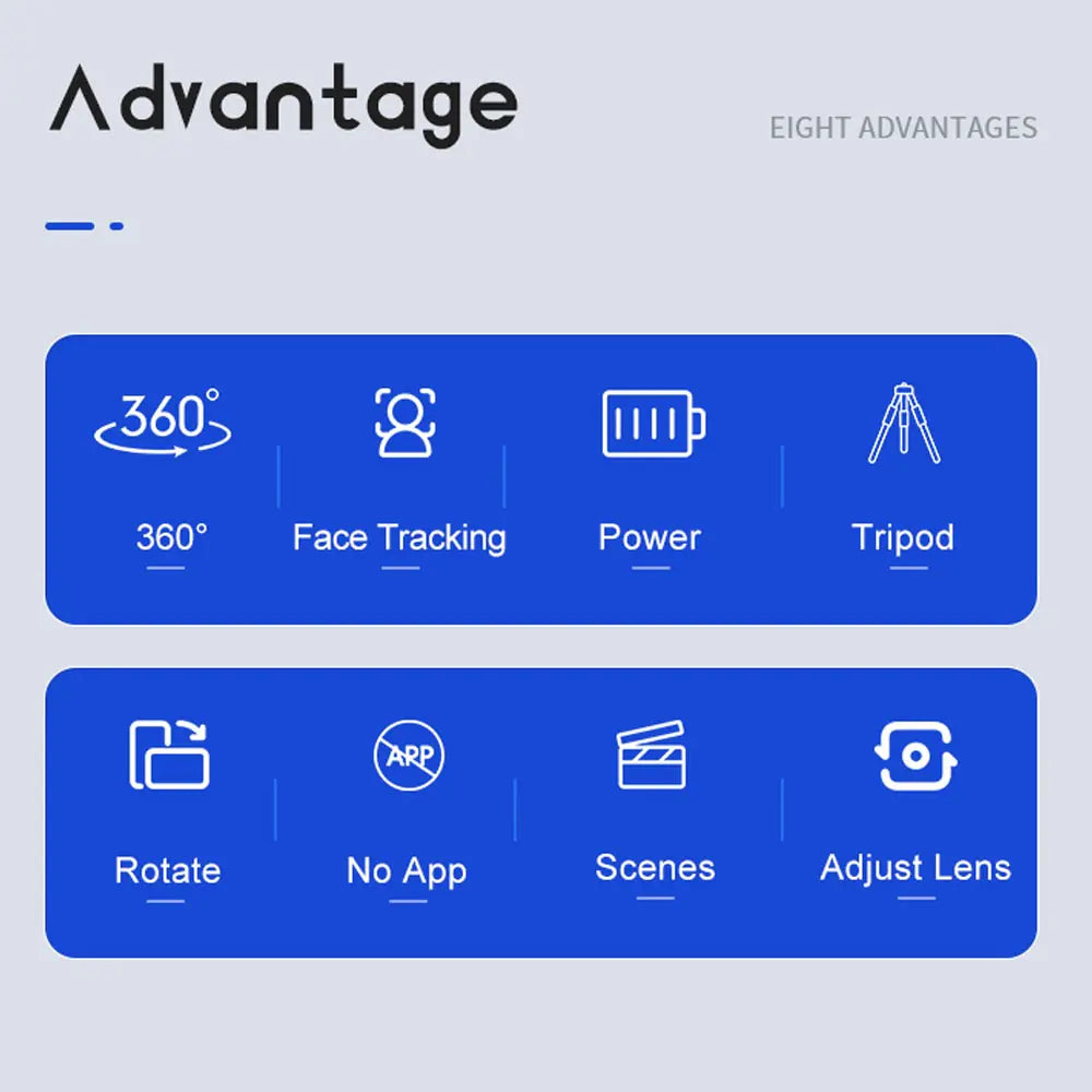 AI Smart Gimbal 360° Auto Face Tracking All-in-one Rotation Phone Holder For smartphone w/tripod video Vlog