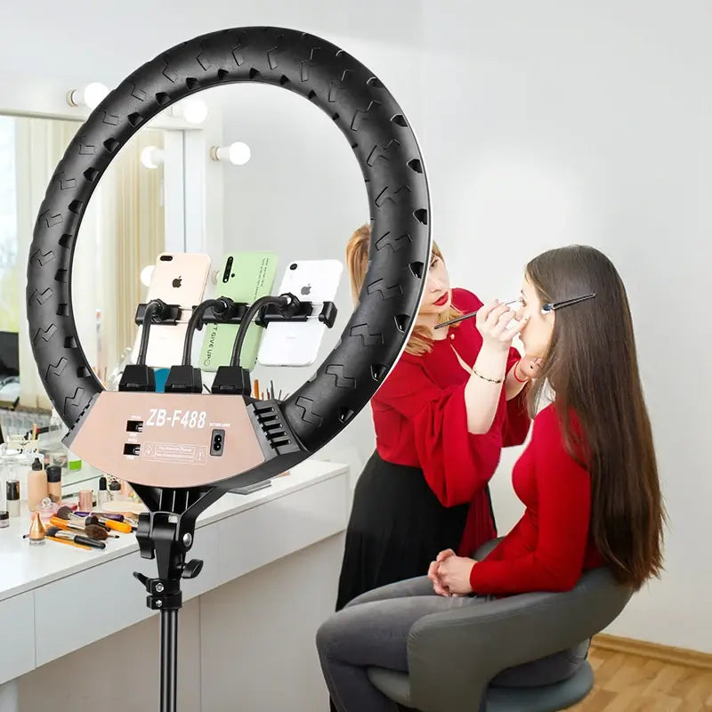 Illuminator Pro Volume ll-22" LED Light Rings 3200-6500K for Photo Studio Shooting with Tripod
