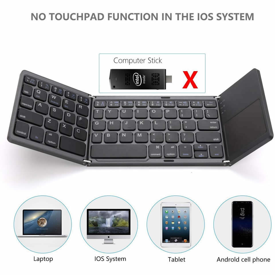 Skyline-Bluetooth Keyboard With Touchpad