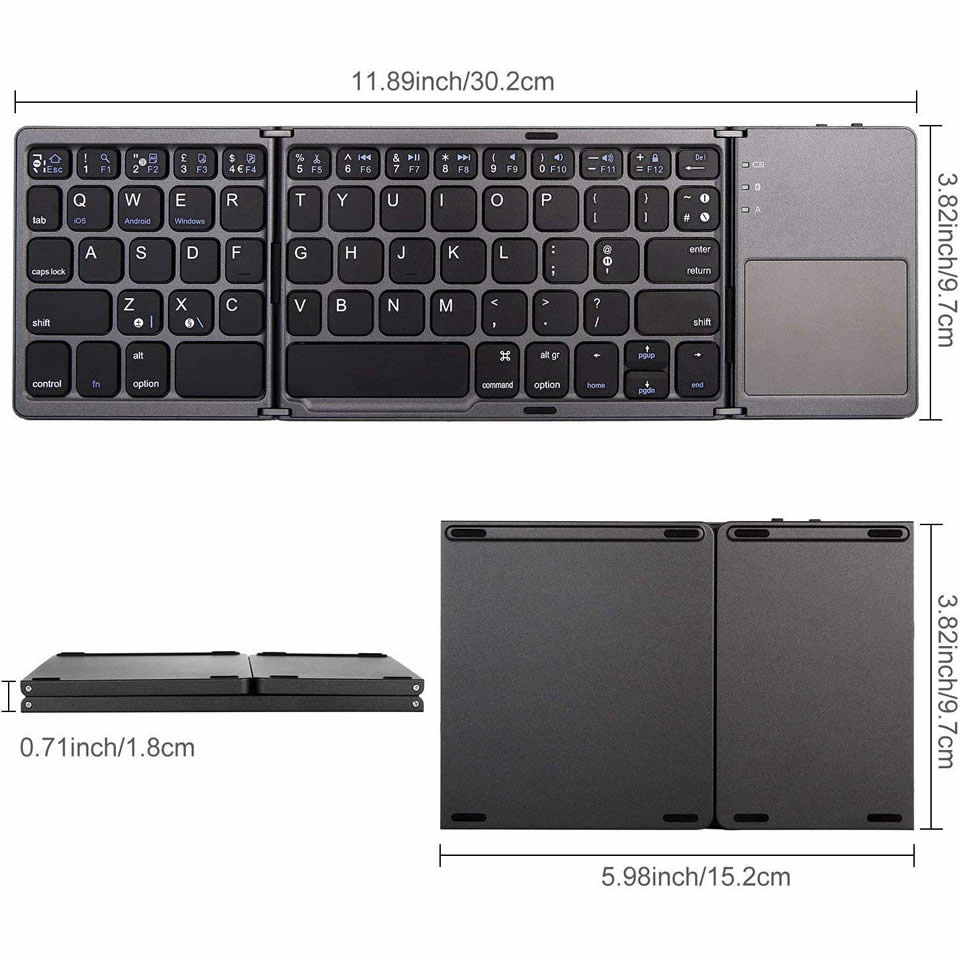 Skyline-Bluetooth Keyboard With Touchpad