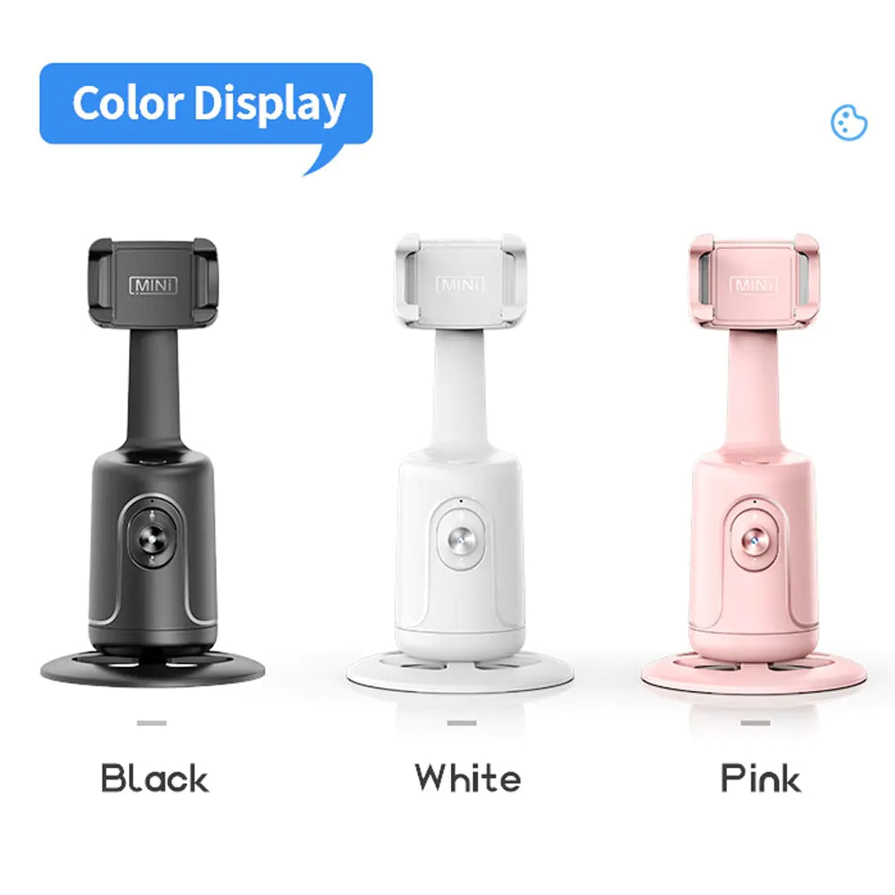 AI Smart Gimbal 360° Auto Face Tracking All-in-one Rotation Phone Holder For smartphone w/tripod video Vlog