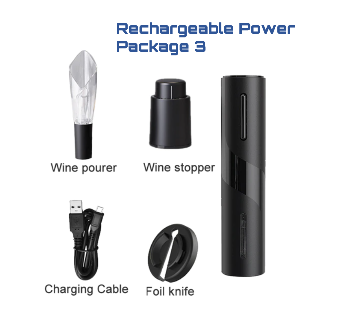 NEOHEXA™ Rechargeable Electric Wine Bottle Opener