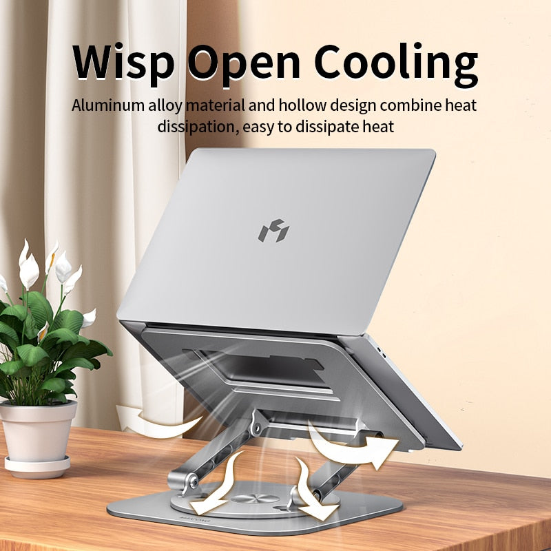 MC- Aluminum Alloy Rotating Laptop Stand