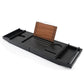 Bamboo -Bath Storage Rack Retractable Bath Bracket Multi Function Shelf Ipad Computer Rack Shower Caddy