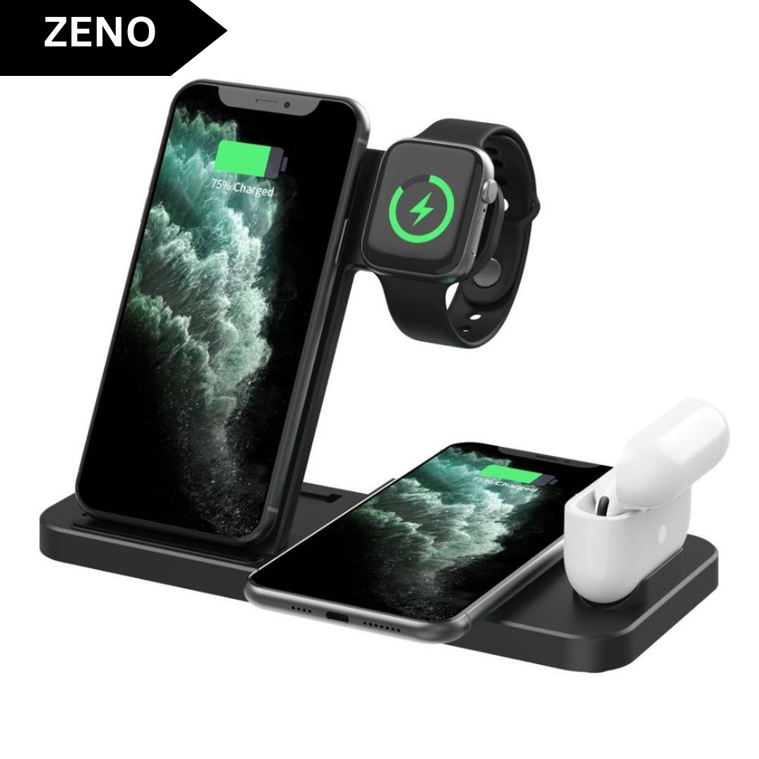 Zeno-15W Qi Fast Charging Dock Station