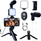 Vivo Smartphone Vlogging Kit for iPhone Android with Tripod Mini Microphone Starter Vlog kit for Youtube