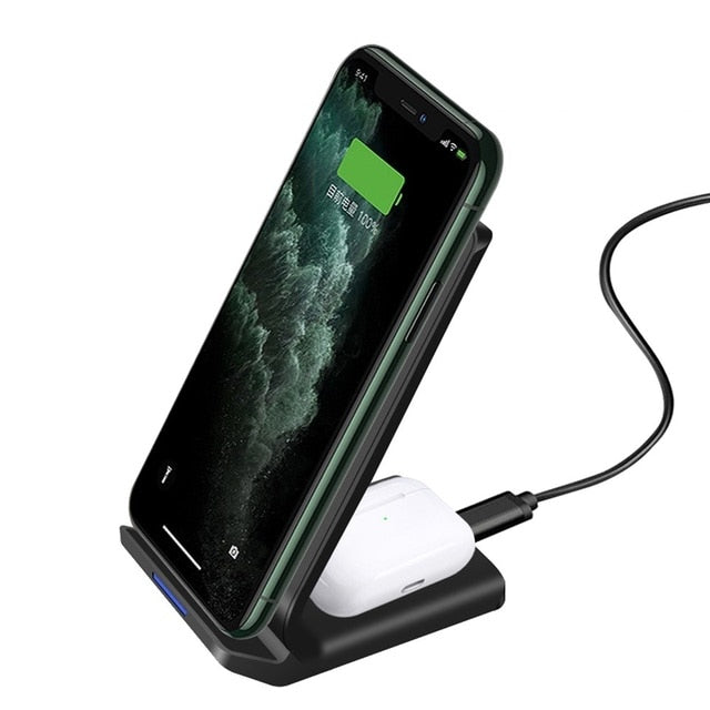 Zeno-15W Qi Fast Charging Dock Station