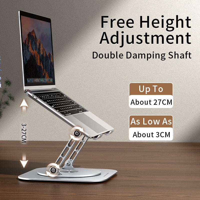 MC- Aluminum Alloy Rotating Laptop Stand