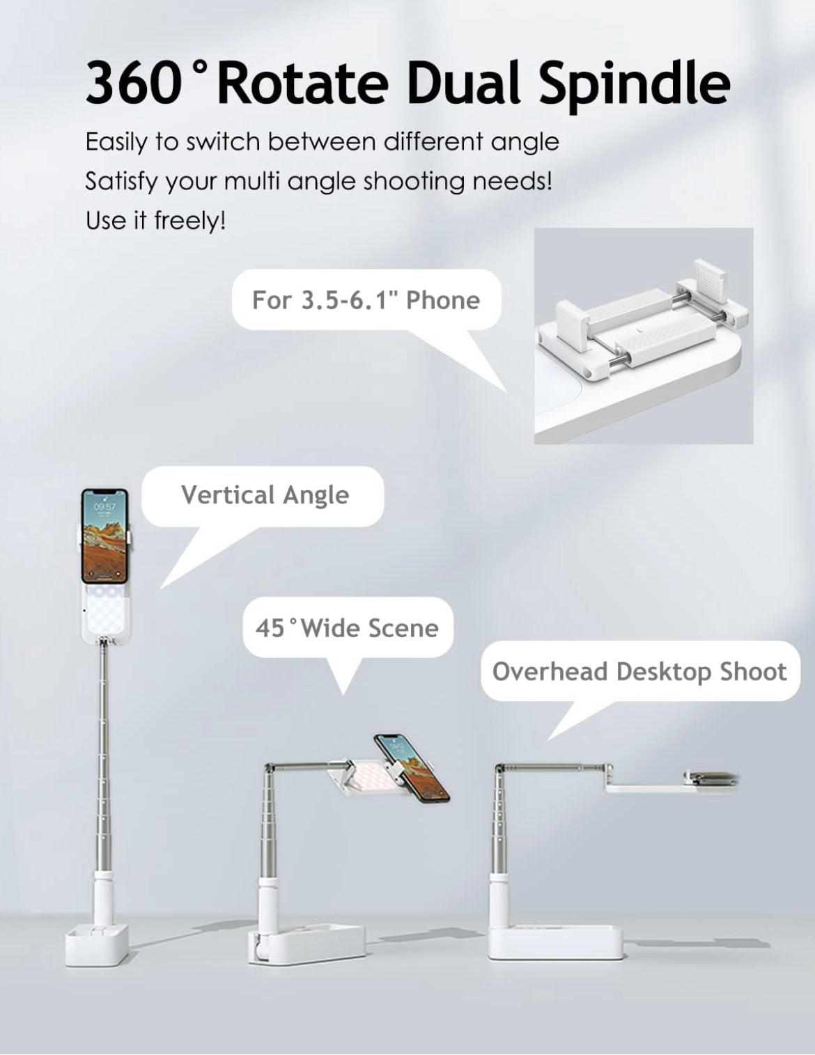 IlluminatePro: The Phone Stand with Adjustable Brightness and Multiple Angles